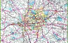 Dallas Area Road Map - Printable Map Of Dfw Metroplex