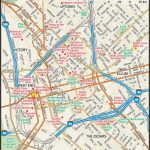 Dallas Street Map   Carte Du Centre Ville Rues De Dallas (Texas   Usa)   Texas Street Map