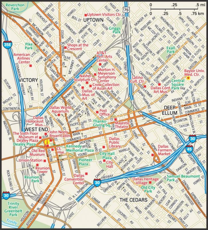 Texas Street Map