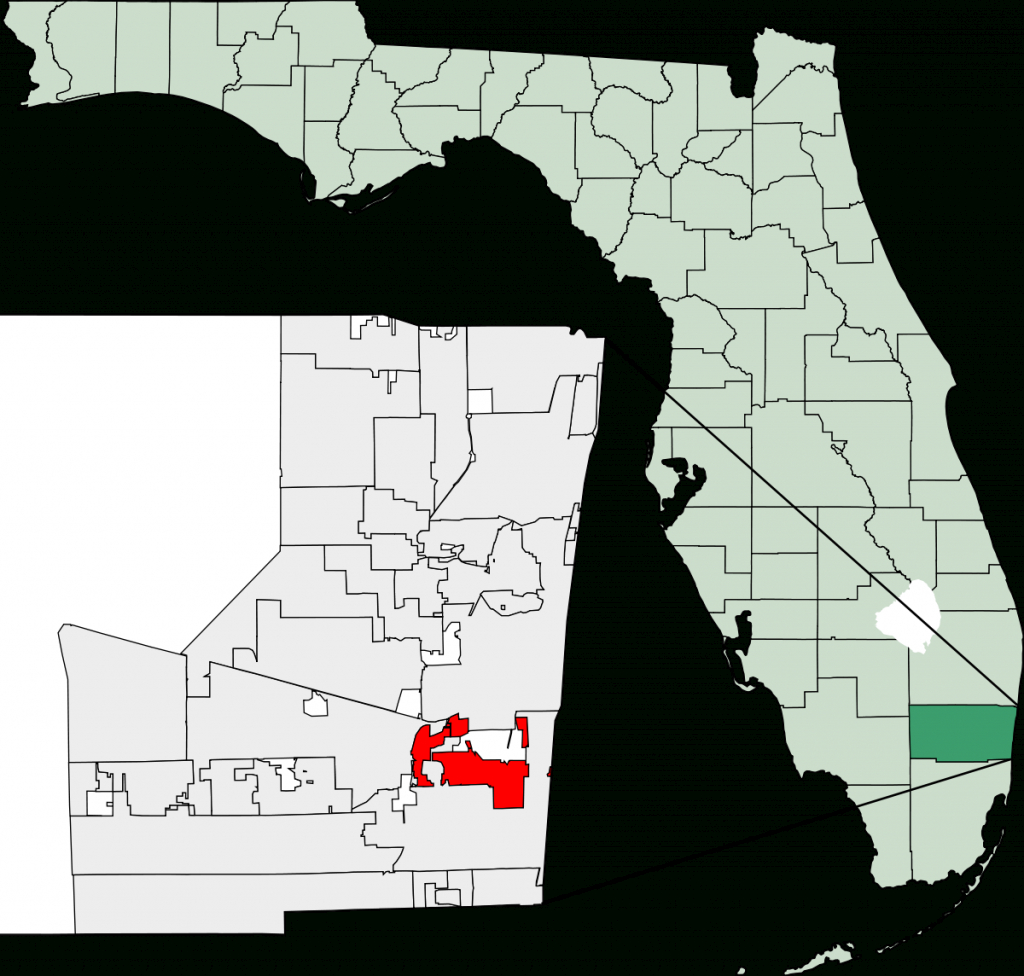Dania Beach, Florida - Wikipedia - Map Of Florida Cities And Beaches