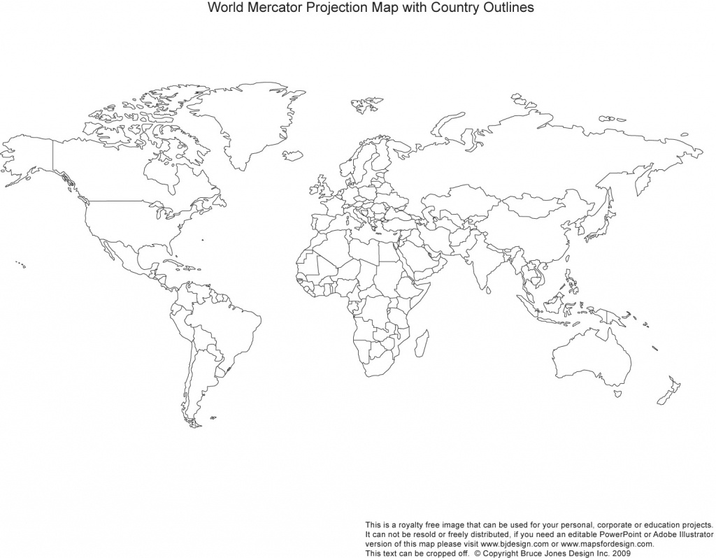 Data - Free Mercator, Vector Maps - Geographic Information Systems - World Map Mercator Projection Printable