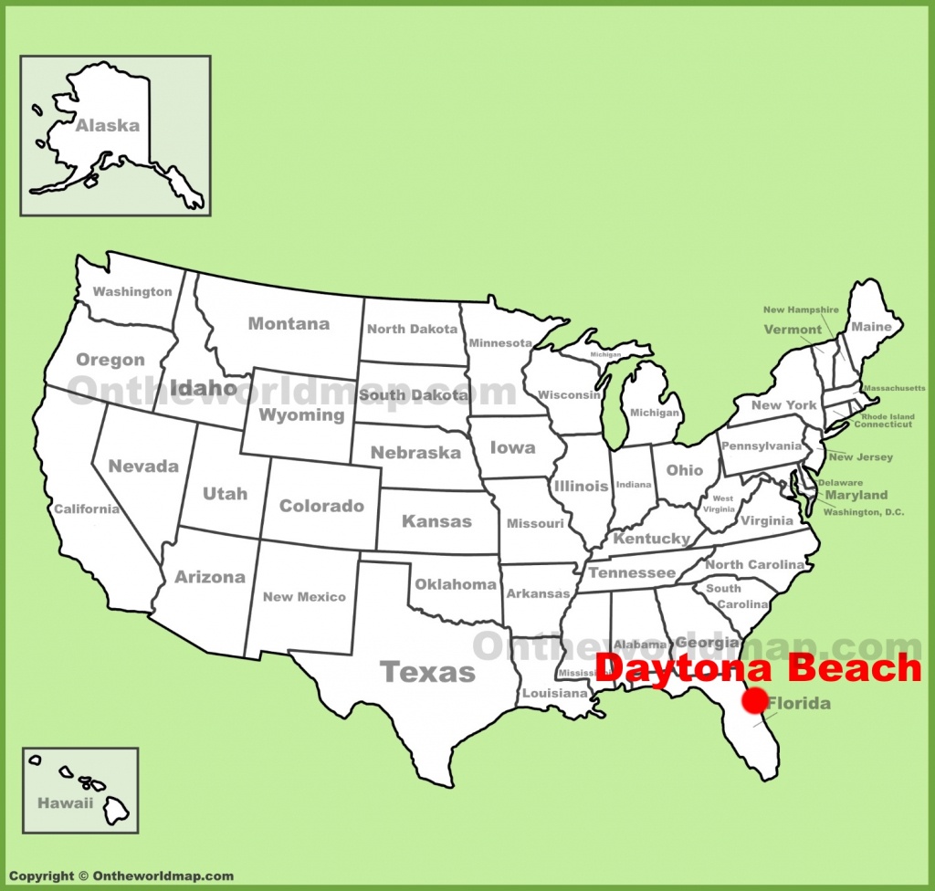 Daytona Beach Location On The U.s. Map - Where Is Daytona Beach Florida On The Map