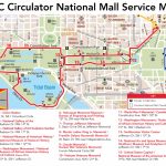 Dc Circulator National Mall Route   Printable Map Of The National Mall Washington Dc