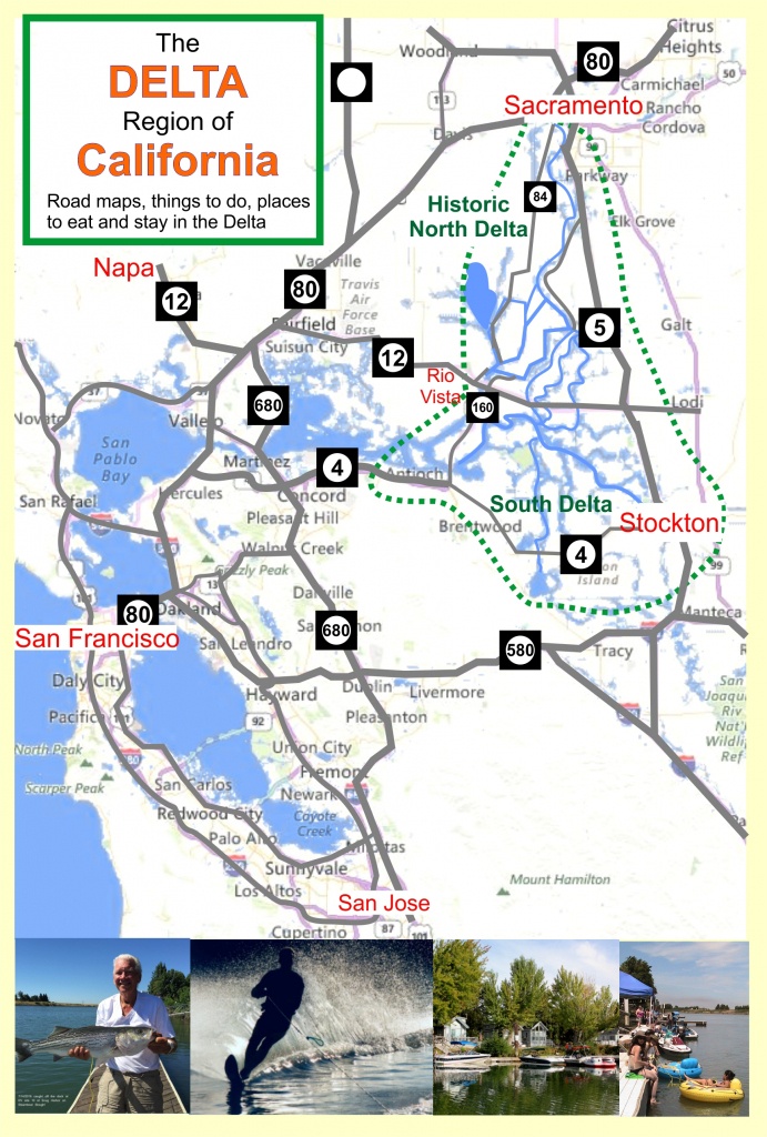 Deltacalifornia – Welcome To The Delta In Northern California - Northern California Fishing Map