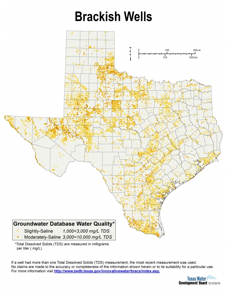 Desalination Documents - Innovative Water Technologies | Texas Water - Texas Water Development Board Well Map