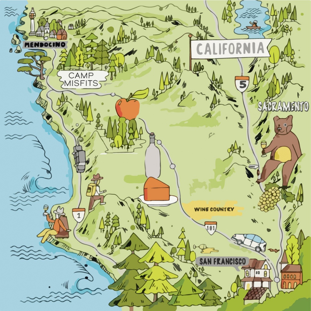 Destination — Camp Misfits - California Campgrounds Map