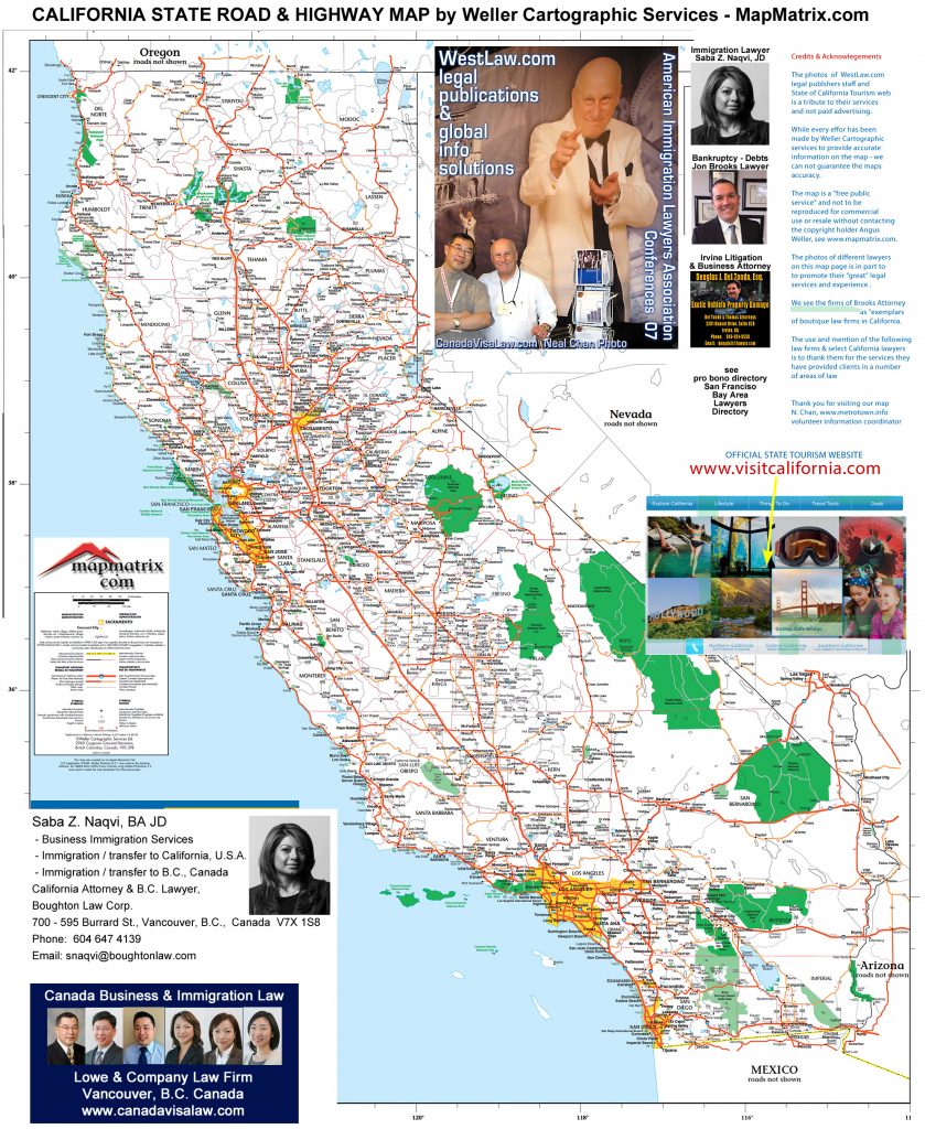 Detailed California Road / Highway Map - [2000 Pix Wide - 3 Meg ...