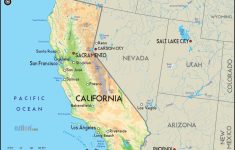 Detailed Clear Large Road Geographical Map Of California And - California Geography Map