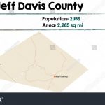 Detailed Map Jeff Davis County Texas Stock Vector (Royalty Free   Fort Davis Texas Map