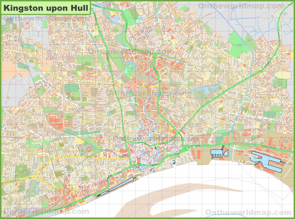 Detailed Map Of Hull - Hull Texas Map