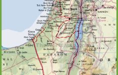 Detailed Map Of Israel With Cities - Printable Map Of Israel