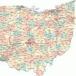 Detailed Map Of Ohio Free | Canvas | Ohio Map, State Map, Us State Map   Free Printable State Road Maps