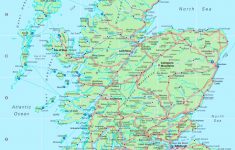 Detailed Map Of Scotland - Printable Map Of Scotland With Cities