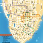Detailed Map Of The Charleston Dash Trolley Routes. | Charleston Sc   Printable Map Of Charleston Sc