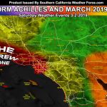 Detailed: March 2019 Weather Forecast Pattern For Southern   Southern California Weather Map