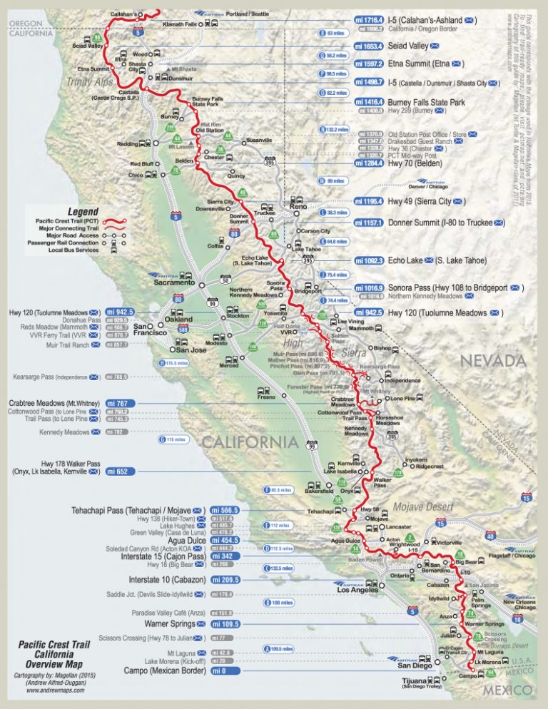 Detailed Pct Maps – Derek & Caitlin's 2015 Pacific Crest Trail Hike ...