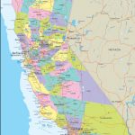 Detailed Political Map Of California   Ezilon Maps   Road Map Of California Usa
