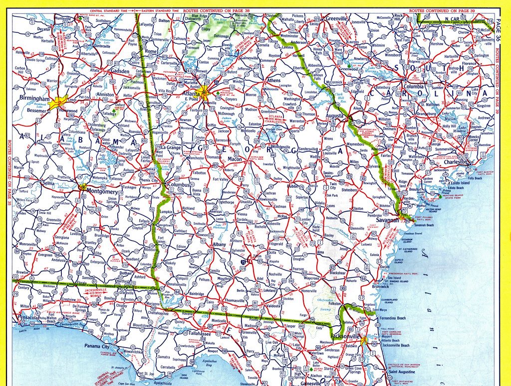 Detailed Road Map Of Georgia And Travel Information Download Free Georgia Road Map Printable 0191