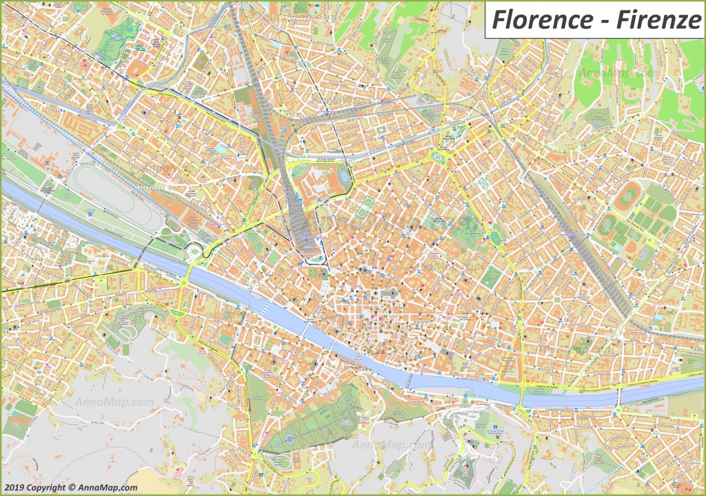 Detailed Tourist Maps Of Florence | Italy | Free Printable Maps Of - Printable Map Of Florence Italy