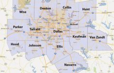 Dfw County Map - Fort Worth County Map (Texas - Usa) - Where Is Fort Worth Texas On A Map