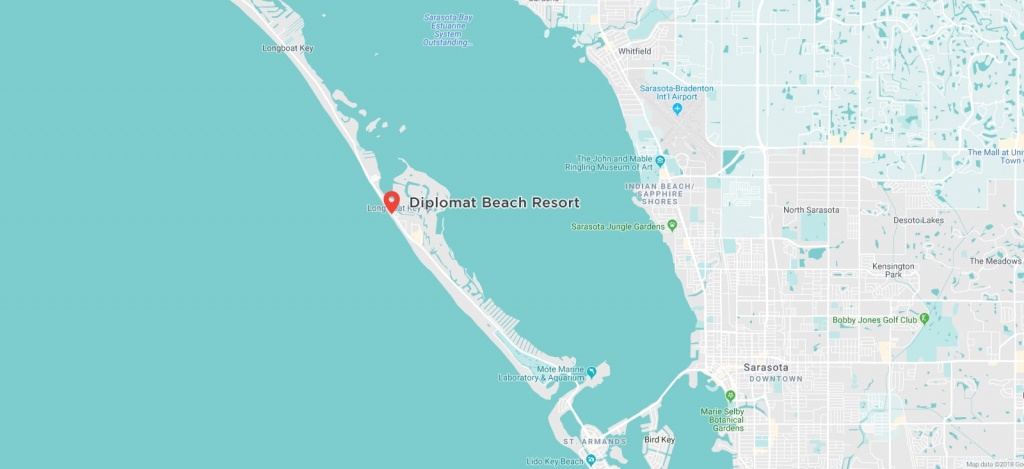 Diplomat Resort Longboat Key Florida | Vacation Condo Resort - Longboat Key Florida Map