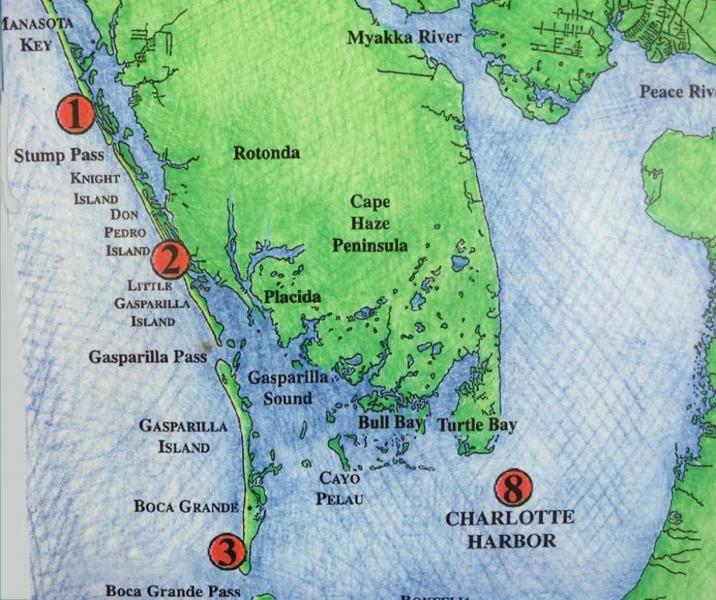 Discover A Less Well Known String Of Islands Gasparilla Island Florida Keys Islands Map 