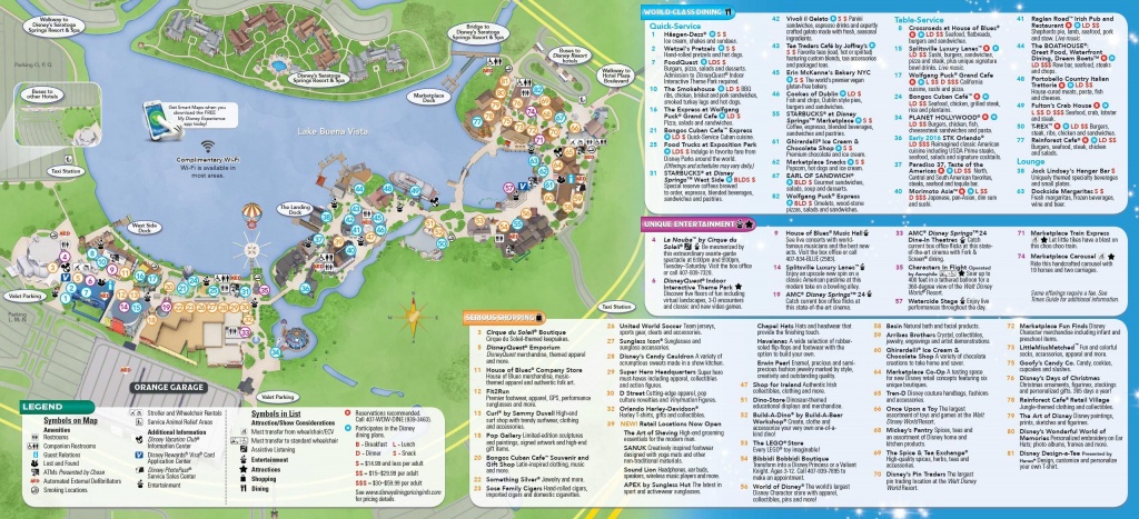 Disney Springs | Places | Disney Springs, Disney Map, Downtown Disney - Disney Springs Map Printable