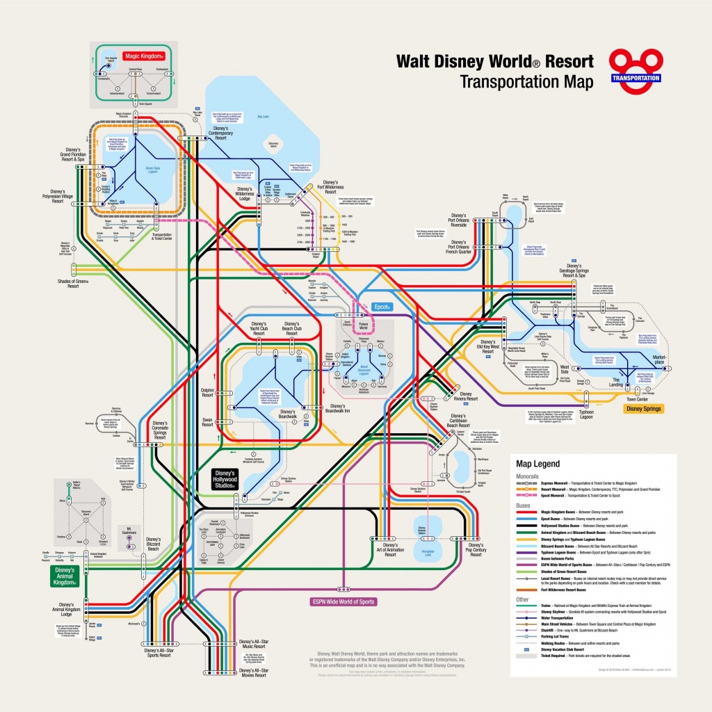 Disney Transportation Map! : Waltdisneyworld - Map Of Downtown Disney Orlando Florida