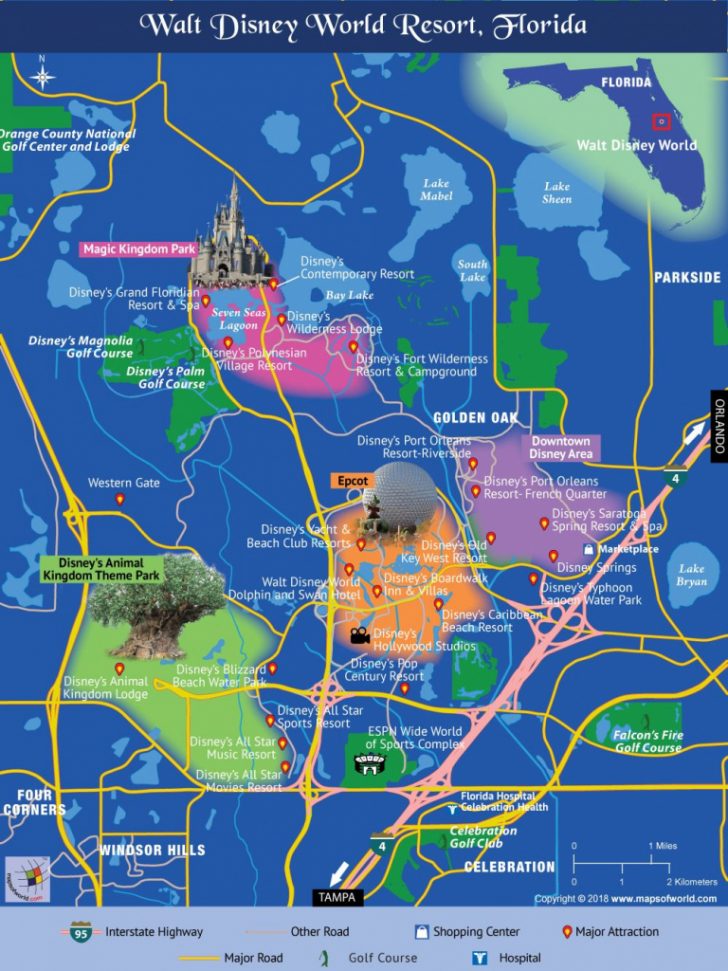 Disney World Florida Map