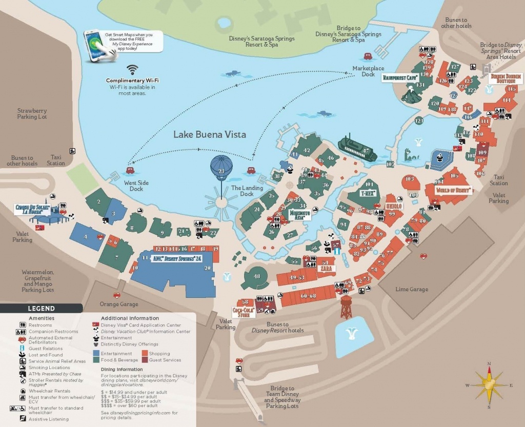 Disney World Maps • Wdw Travels - Disney Springs Map Printable