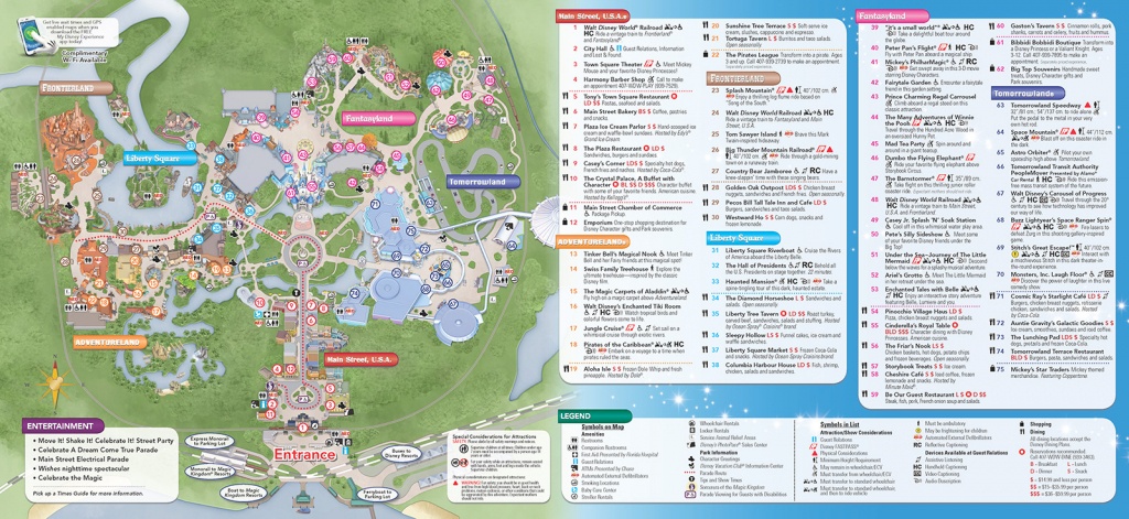 Disney World Theme Park Maps 2017 Disney Maps And Maps Of Disney - Printable Disney World Maps 2017