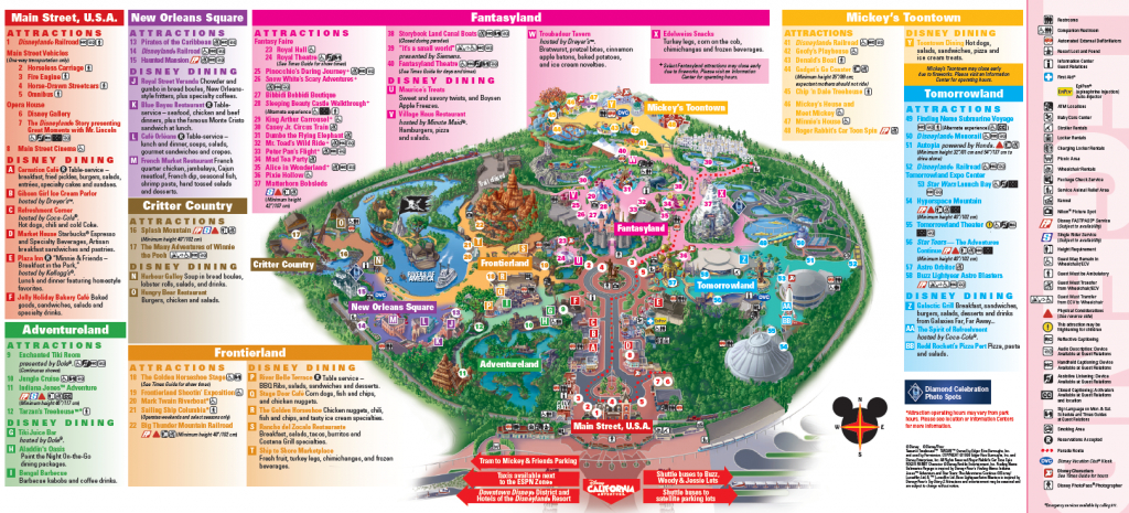 Disneyland Map - Sensing Change Blog - Printable Disneyland Map 2015