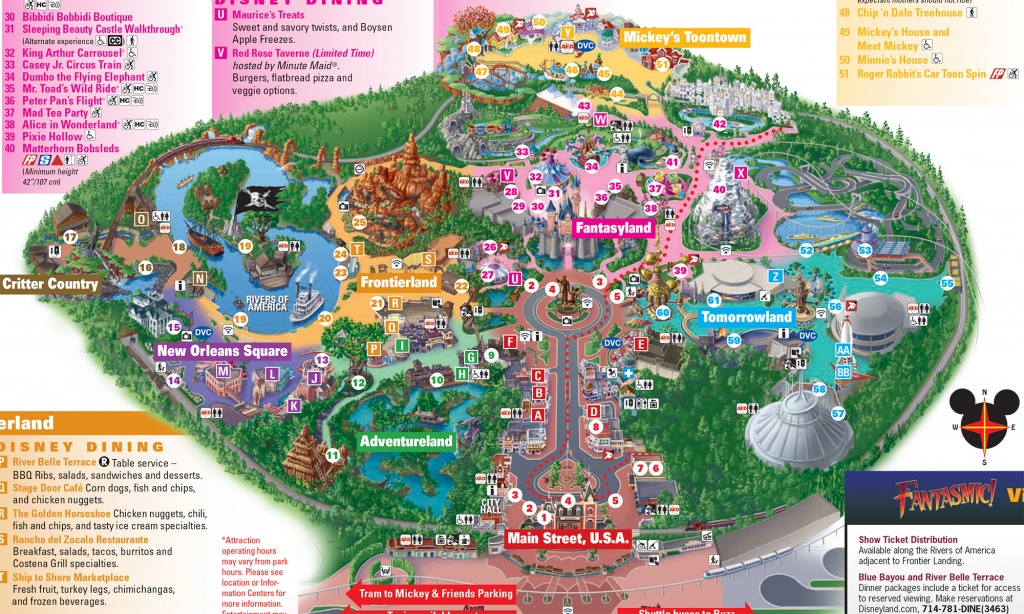 Disneyland Paris Map 2018 Pdf - Disneyland Paris Map Printable