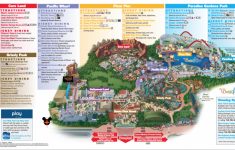 Disneyland Park Map In California, Map Of Disneyland - California Adventure Map