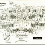 Disney's Port Orleans French Quarter Map   Wdwinfo   Printable French Quarter Map