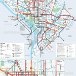 District Columbia Area Metrobus Official Public Transportation   Printable Metro Map Of Washington Dc