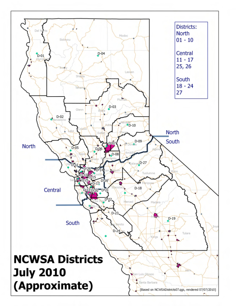 Kaiser Permanente Northern California Service Area Map - Printable Maps