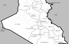 Districts Of Iraq - Wikipedia - Printable Map Of Iraq