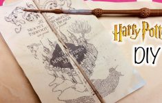 Diy Harry Potter Marauder's Map Printable And Parchment Easy Diy - How To Make A Printable Map