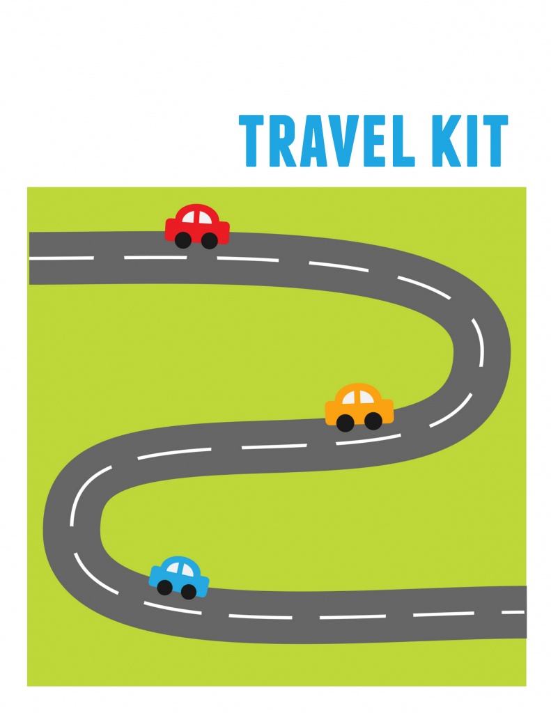 Diy Kids&amp;#039; Travel Binder + Free Printable Road Trip Games - Printable Road Maps For Kids