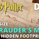 Diy Marauder's Map With Hidden Footprints! Full Size Replica   Marauder's Map Replica Printable