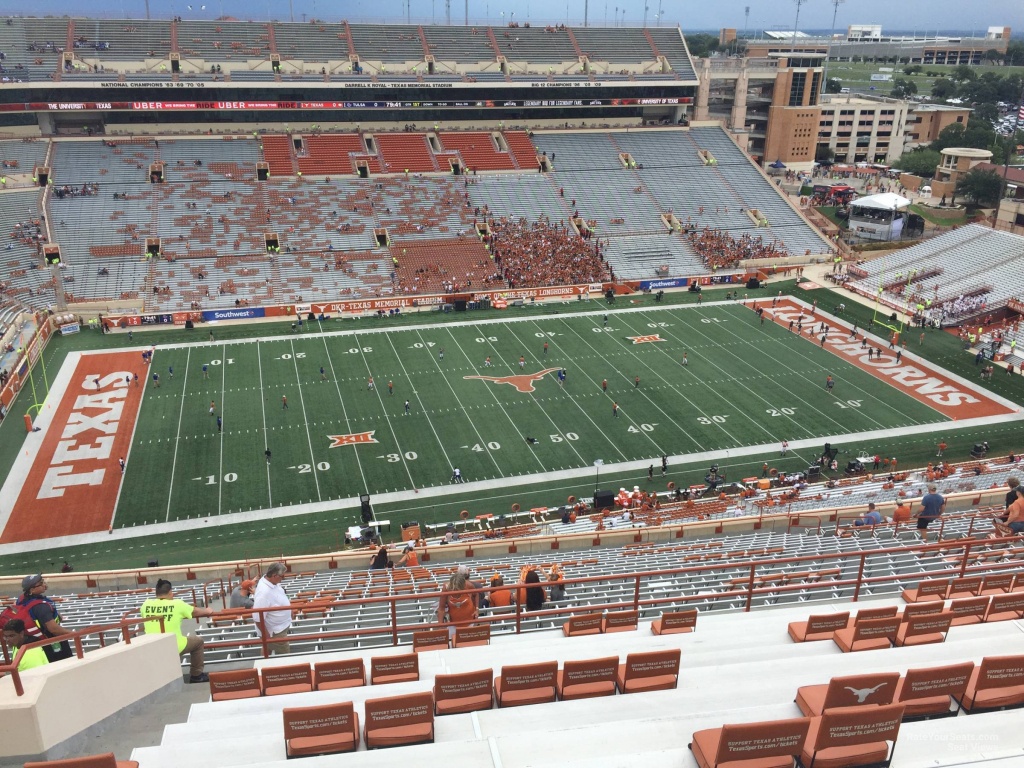 Dkr-Texas Memorial Stadium Section 106 - Rateyourseats - Dkr Texas Memorial Stadium Map