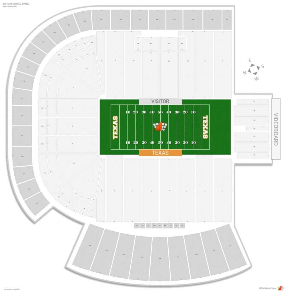 Darrell K Royal Texas Memorial Stadium Seating Chart & Map Seatgeek