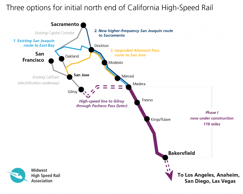 Does California Have More Options Than It Realizes For First High - California Rail Pass Map