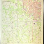 Dothan Map Of Dothan Alabama Art Print Wall Decor Large Topographic   Usgs Printable Maps