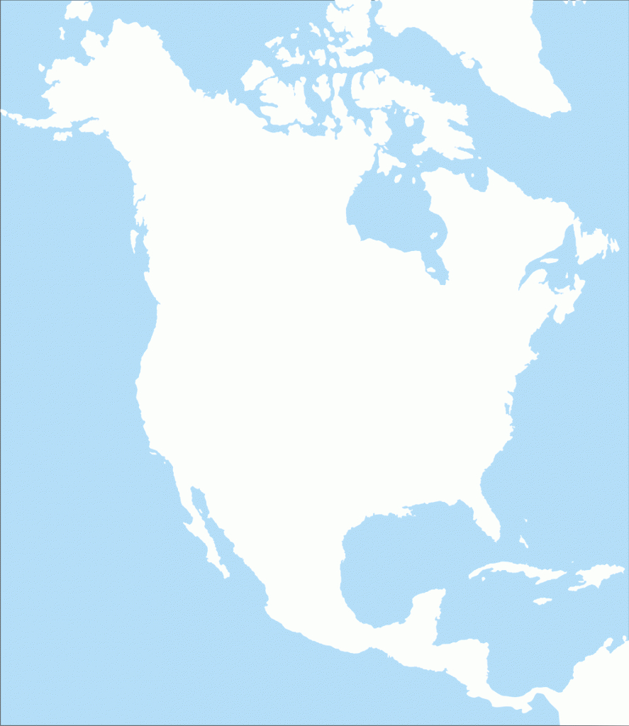 Download Free North America Maps - North America Political Map Printable