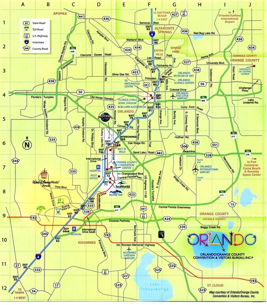 Download Map Usa Orlando Major Tourist Attractions Maps At And 6 16 - Central Florida Attractions Map