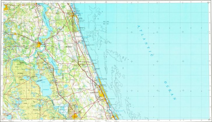 Map Of Daytona Beach Florida Area
