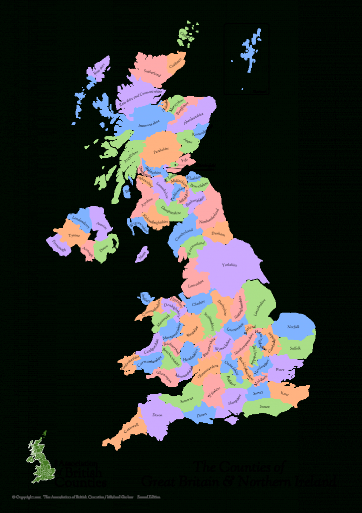 Printable Map Of Uk Counties Printable Maps