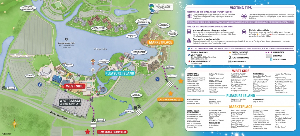 Downtown Disney Parking Information &amp;amp; Tips | Disney Parks Blog - Disney Springs Florida Map